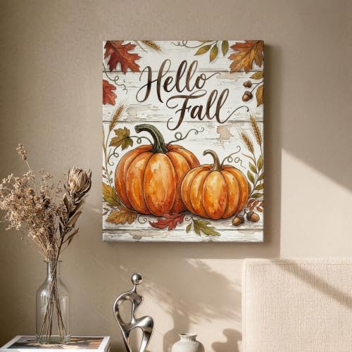 Lienzo de pared con elegante arte de otoño para dormitorio 2