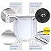 amzdeal Caja de Luz Fotografía 60x60x60cm Portátil Plegable LED 5000LM 5500K, 4...