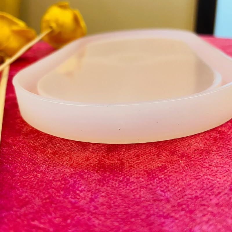 Trinket Tray Silicone Mold- Jewelry Storage Display Tray- Home Decor Tray- Kitchen Decor- Rolling Tray Epoxy Resin Mold- Resin Casting Mold