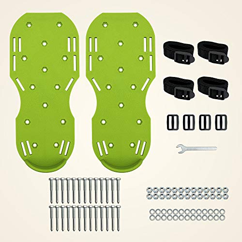 image for Gardzen Lawn Aerator Spike Shoes - for Effectively Aerating Lawn Soil 