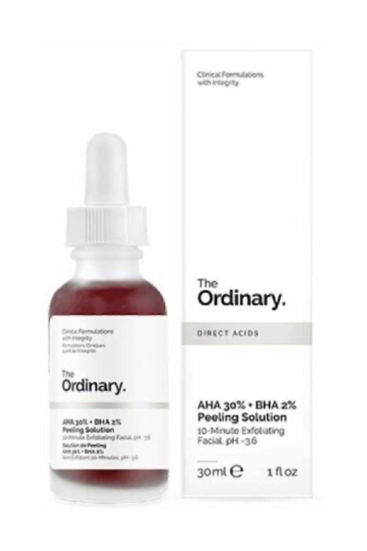 The OrdinaryAHA 30% + BHA 2% Peeling Solution, Advanced Exfoliating Peel for Brighter Skin