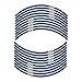 Autocollant de Roue de Moto Autocollants Réfléchissants De Pneu De Moyeu De Roue De Moto Décalcomanies Décoratives De Rayure De Jante pour Ya-MA-HA R1 (Couleur : Bleu)