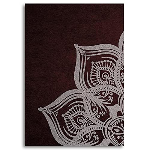 Impression Giclée Mandala Bohème sur Toile | Triptyque Mural Grand Format