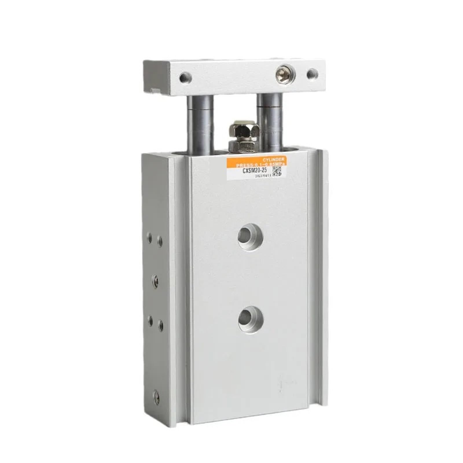 Vérin pneumatique double tige CXSM25 stoppeur sans torsion mécanique