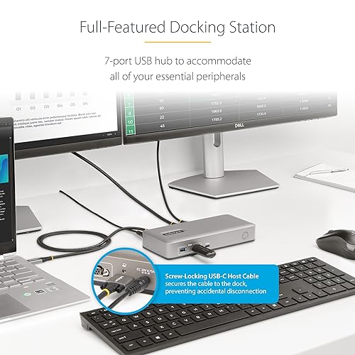 Station d'accueil USB-C double moniteur StarTech 4K 60Hz - 2