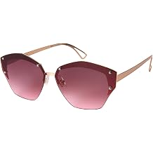 EDGEIWEAR Oversized Angular Sunglasses with Flat Lens 3103-FLOCR