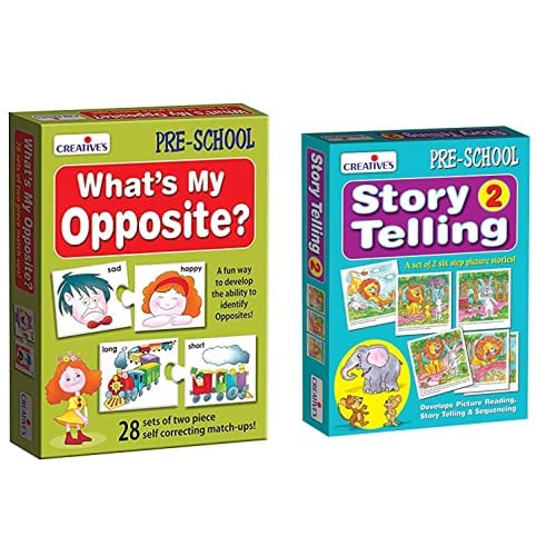 Image of What's My Opposite & Creative Educational Aids 0613 Story Telling Step-by-Step - 2 (6 Steps) Combo