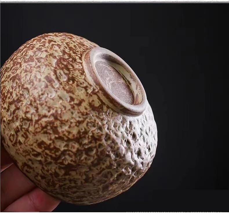 GSOUL Kungfu Tea cup Retro Ceramic Teacup Japanese Stoneware Handmade Tea Bowl Household Single Cup Kung Fu Small Tea Cups