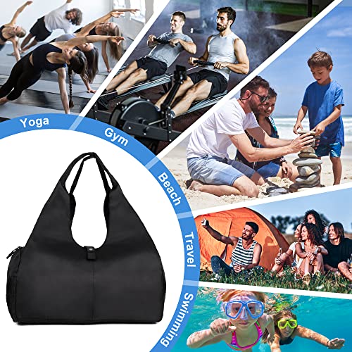 Sports Gym Yoga Bag For Women, Crincy Weekender Overnight Dufflebag For Women Fit 13.3 In Laptop, Travel Duffel Tote Bag With 7 Compartments Including Wet Pocket, Shoe Pocket. #TOP5