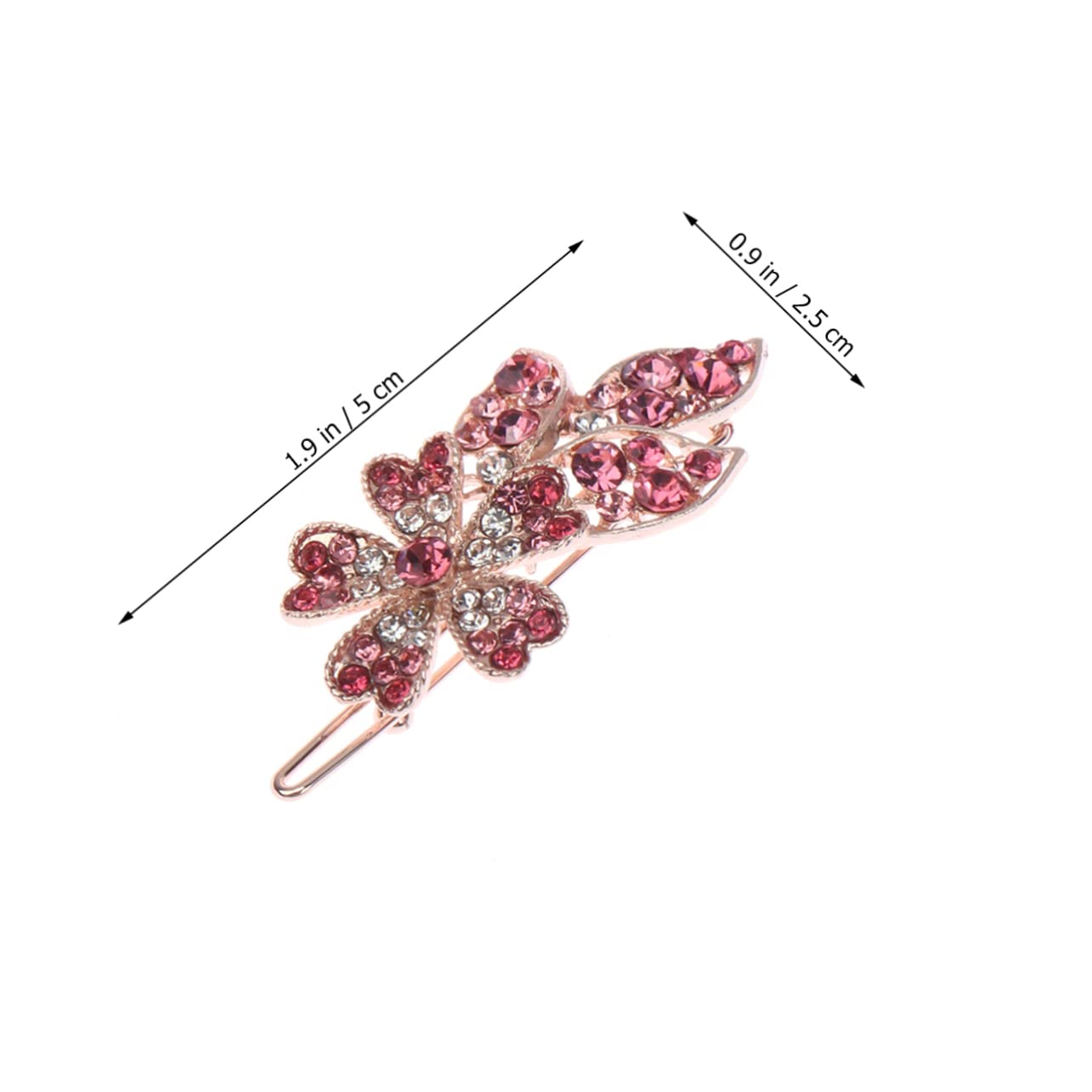 18stücke Teiliges Rhinestone Haarklammern Für Frauen Elegante Blumen-haarspangen Verzierte Bobby Für Hochzeiten Und Besondere Anlässe Schicke Haarschmuck-accessoires Für