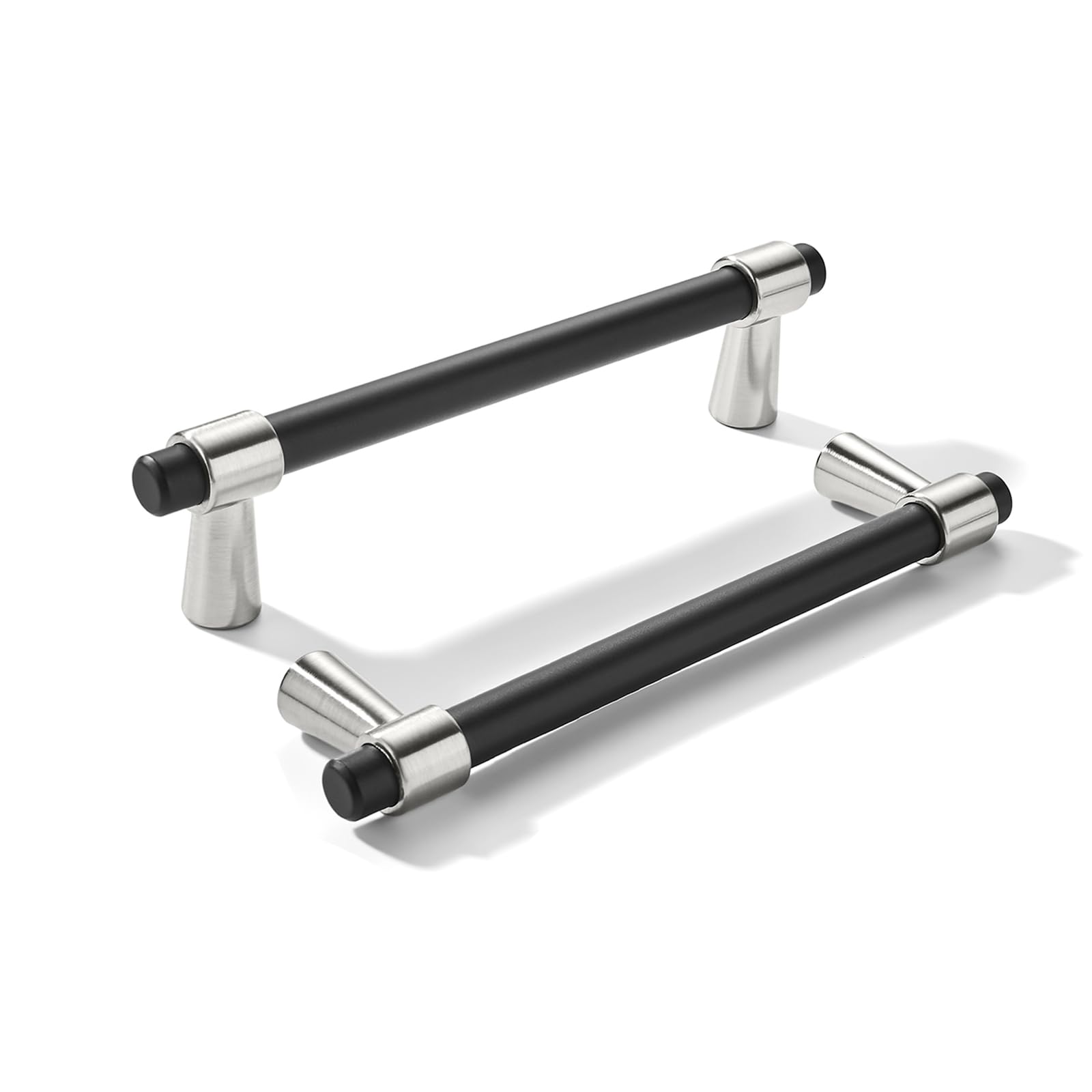 KHTUMEWARE-KHMKL Brushed Nickel Cabinet Pulls CTC 4 in (102 mm) 5-Pack