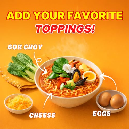 Image of Nongshim Ramen Noodles, Gourmet Instant Ramen cup, Premium Microwavable Noodle Soup, Neoguri Spicy Seafood, 2.64 Ounce (Pack of 6)