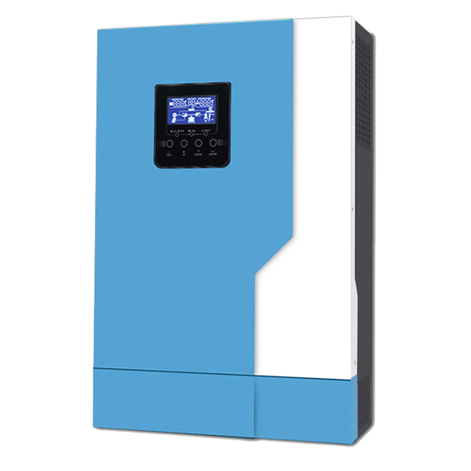 Inverter Ibrido a Onda Sinusoidale Pura MPPT da 5500 VA/5500 W con Caricabatterie Solare MPPT da 110 A, Convertitore Solare da CC 48 V a 220 V CA, Max PV 6000 W CC 120-500 V