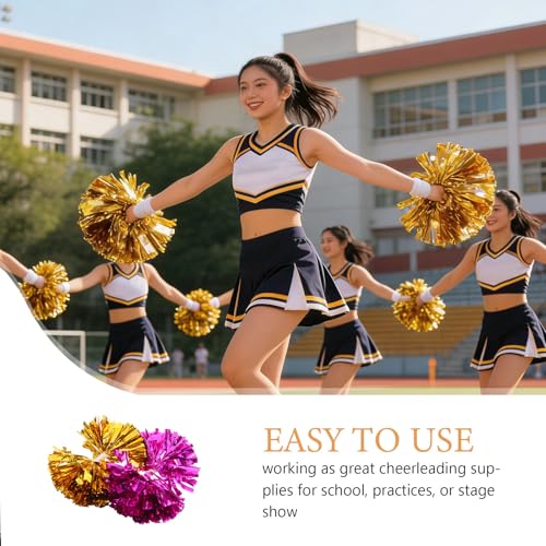 Pompons de cheerleading à poignées TOMETURE accessoires danse et compétition