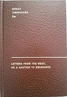 Letters from the West or A Caution to Emigrants B0006BOO46 Book Cover
