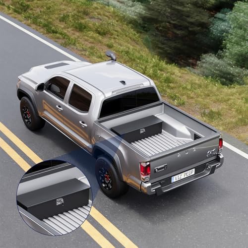Image of Yizosh 39 Inch Steel Heavy Duty Truck Bed Tool Box, Trailer Tongue Box with Lock and Keys