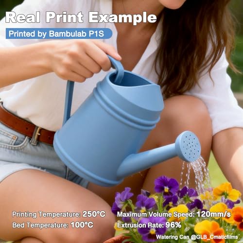 Image of ASA Filament 1.75mm, Misty Blue, High-Speed Easy Printing UV-Weather-Heat Resistant 3D Printer Filament, Low Odor, AMS Compatible, Easy to Print with Default ASA Settings
