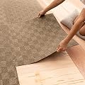 Mohawk Home 24" x 24" Indoor/Outdoor 0.25" Pile Height, Peel and Stick Carpet Tile, Brown Polyester, (15 Tiles) (60 sqft/Box)