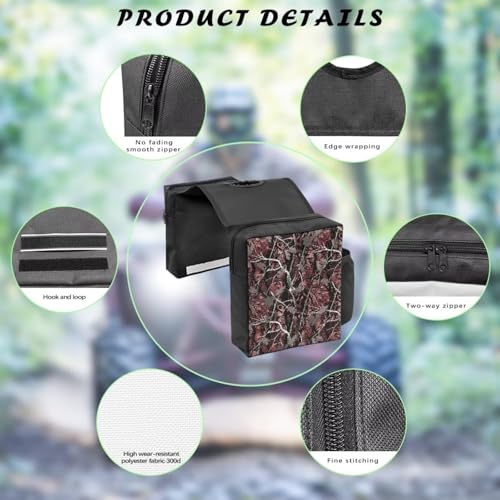Alforja SEANATIVE ATV en camuflaje rojo para motos, UTV y cuatrimotos miniatura 4
