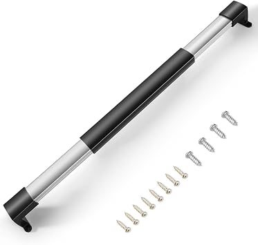 Freeboy RV Screen Door Handle Grab Bar Camper Screen Door Handle | Cross Bar Handle, Adjustable from 21-5/8 to 28-5/8 Inch,Suitable for Most RVs Aluminum, for Travel Trailer Camper Motorhome