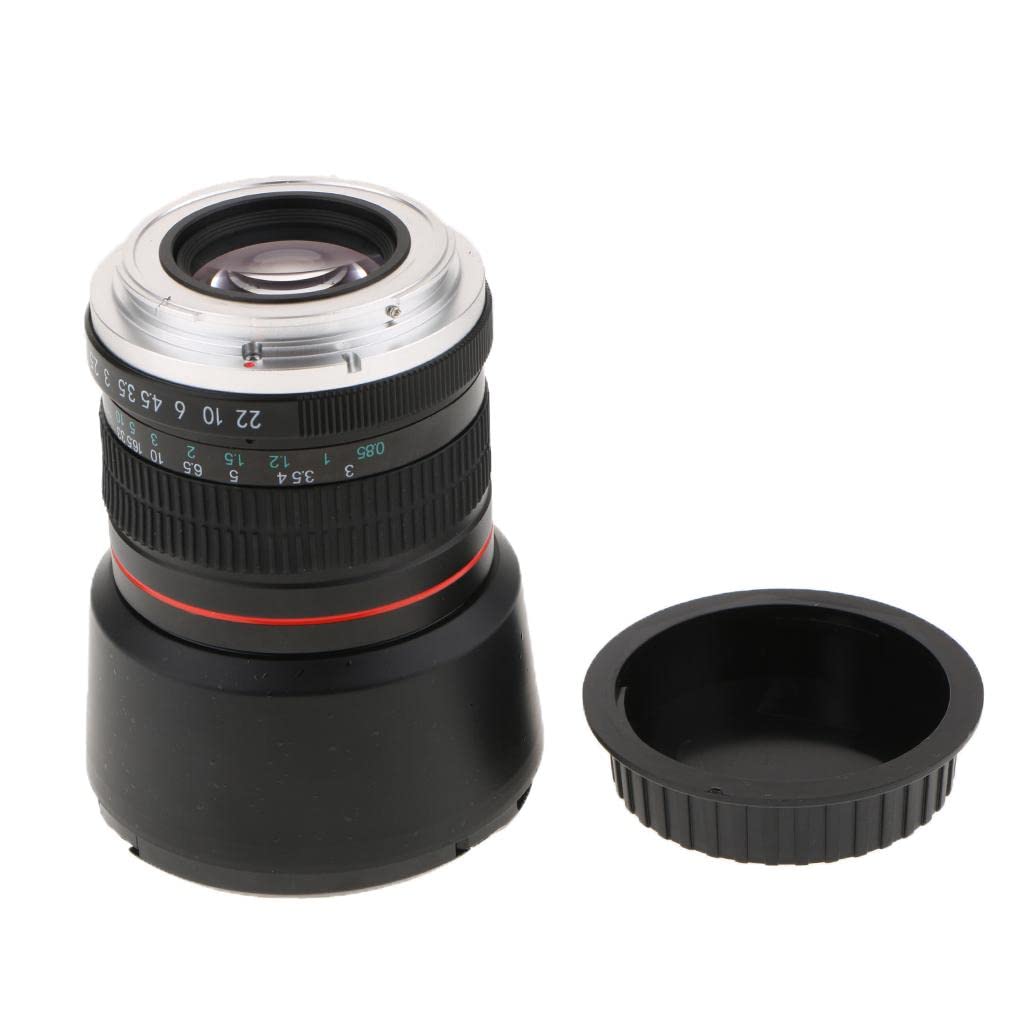85mm f/1.8 Aspherical Telephoto Portrait Lens for Canon EOS 80D 70D 60D 60Da 50D 7D 6D 5D 5DS 1Ds Rebel T6s T6i T6 T5i T5 T4i T3i T3 T2i DSLR Cameras