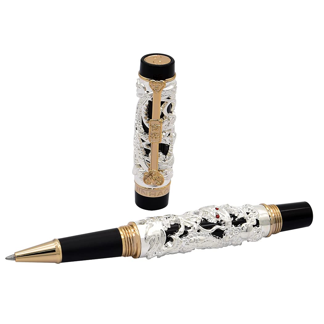 Amazon | ドラゴンペン Jinhao ローラーボールペン ヘビーペンボックス