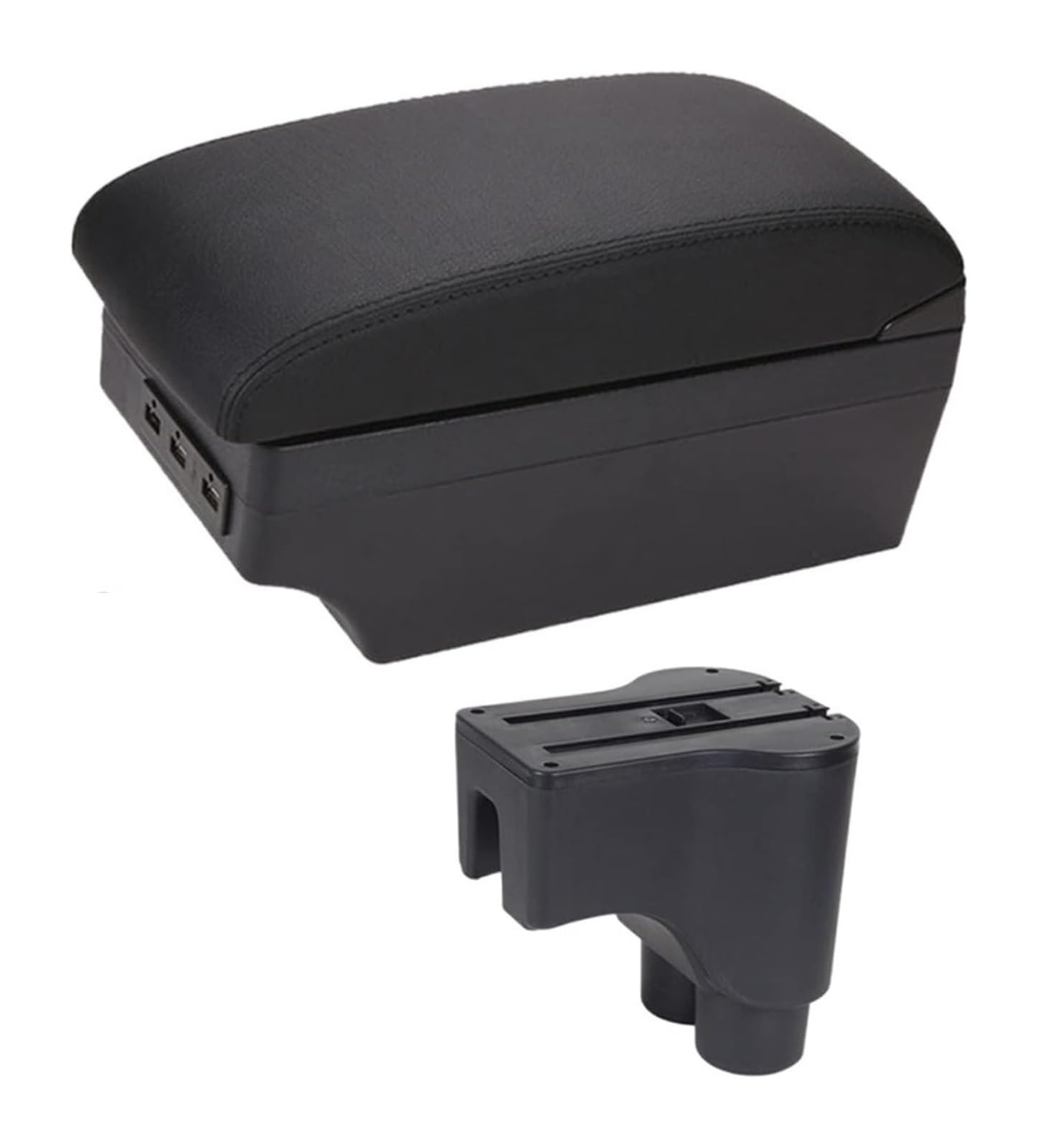 Hckclmbmzw E1 7 Usb For Daihatsu For Terios 2 Armrest Box Double Layer With Cup Holder Ashtray Car Arm Rest Central Console Styling Car Armrest Center Console(E1 7 Usb)