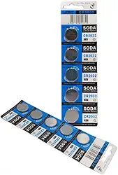 Cartela Com 5 Baterias Cr2032 Litio 3v Alta Duracao Para Controles Relogios Placas Mãe Calculadoras Chaves Carro Brinquedos Eletronicos Pilha Tipo Moeda Confiavel E Segura