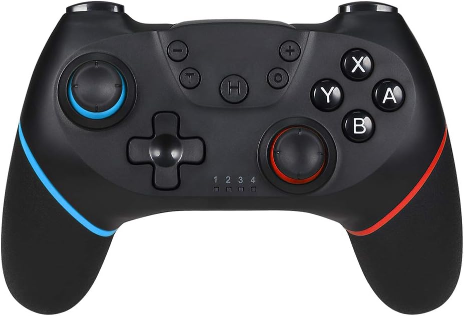 Cosaux FM10 Wireless Switch Controller, Wireless Pro Gamepad Game Controller with Dual Vibration Motor 6-axis Sensing Turbo Function for Nintendo Switch (Third-Party Product)