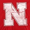 University of Nebraska Official Distressed Primary Logo Unisex Adult Pull-Over Hoodie, University of Nebraska, Red, X-Large #1