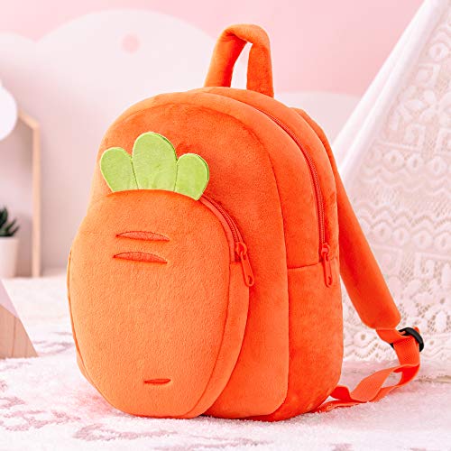 image for Lazada Carrot Girls Backpack Toddler Bakcpacks for Girls Plush Bag Ora