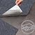 10Pcs Peel and Stick Carpet Tiles for Floor 12-Inch Self Adhesive Squares Carpet Floor Tile DIY Flooring for Office,Kitchen, Dining Room, Bedrooms & Bathrooms (Dark Gray)