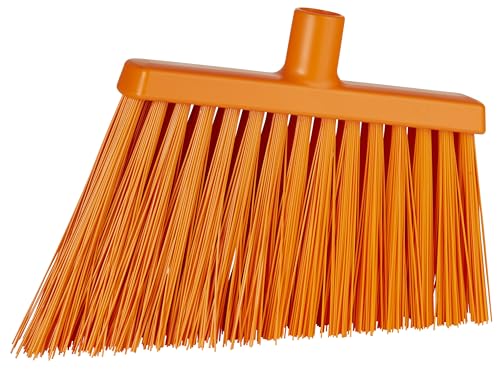 Balai d'angle Vikan brosse dure orange pour nettoyage des coins