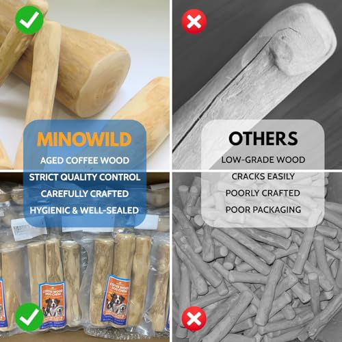 MINOWILD Coffee Wood Chew Small