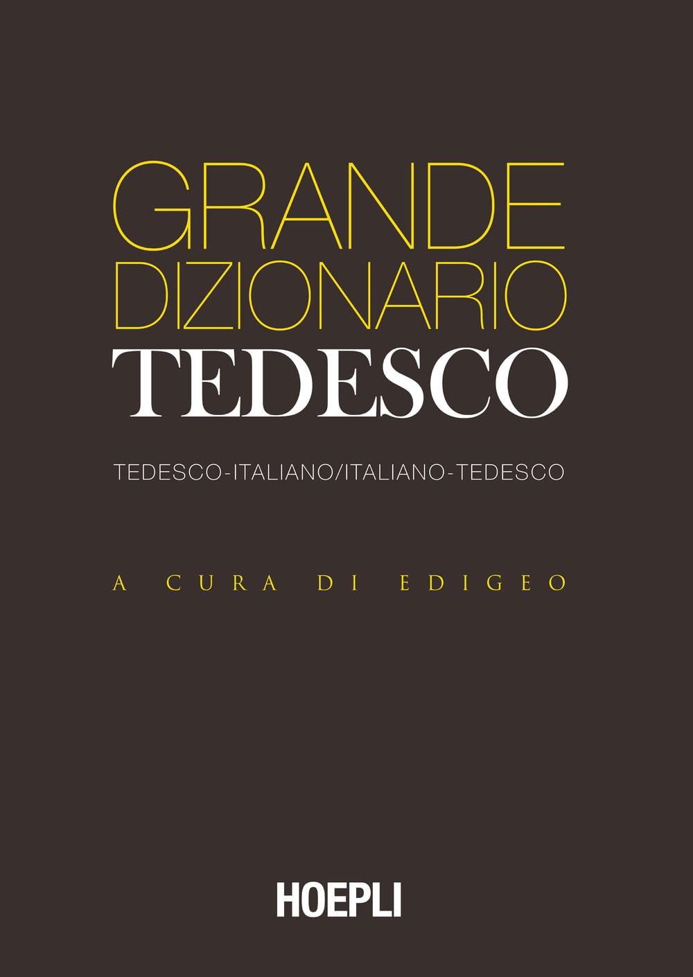Grande Dizionario Tedesco. Tedesco-Italiano Italiano-Tedesco. Ediz. Bilingue - 4