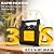 Outdoor Heater - Portable Garage Heater with Tip-Over Protection, Overheat Protection, 3S Fast Heating Ceramic Outdoor Heater with for Patio, Garage, Greenhouse Use