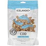 Icelandic+ Mini Cod Fish Chips Training Dog Treat 2.5-oz Bag