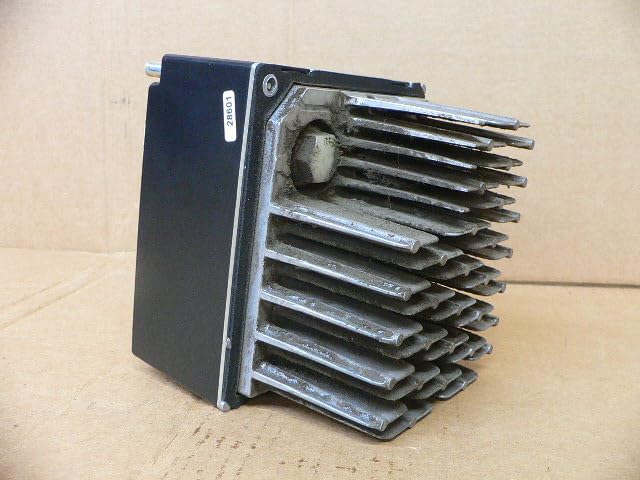 پاسي view of the ABB IRC5 Rectifier showing a large finned heatsink for thermal dissipation.