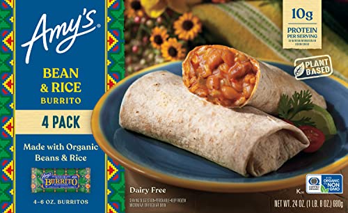 Amy'S Vegan Burrito, Made With Organic Bean & Rice thumb #1