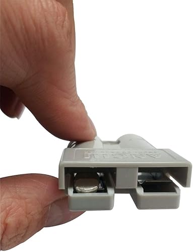 Miniatura 8 de Conector de alimentación de 50 amperios, desconexión rápida de 50 A, 600 V, 2 pares (4 unidades) para conector de batería de 50 amperios (6 AWG,
