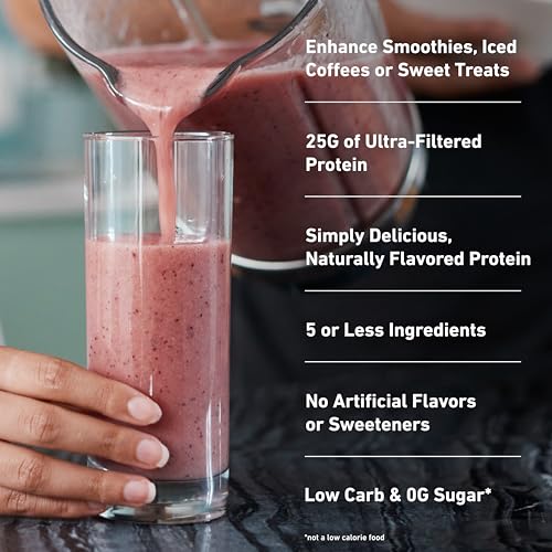 Image of Isopure Low Carb 100% Pure Whey Isolate Protein Powder, Lactose Free, Gluten Free, With Vitamins, Strawberry, 25g Protein Per Serving, 1 Lb, 14 Servings (Packaging May Vary) | 25g Protein Per Serving, 100% Whey Protein Isolate, Lactose Free, Gluten Free, with Added Vitamins, 5 or Less Ingredients