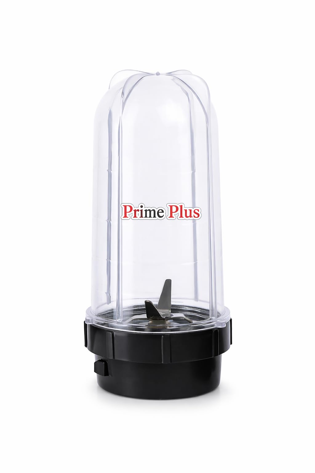 Prime Plus Unbreakable Polycarbonate Bullet Jar, Smoothies Maker Mixi-Grinder (500 ml) with 2 Lock & 4 Teeth Coupler