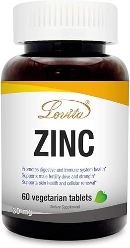 Zinc 30mg Suplementos de zinc quelado bien absorbido para hombres y mujeres Vegano, sin OMG, para apoyo inmunológico y piel sana Sin gluten 60