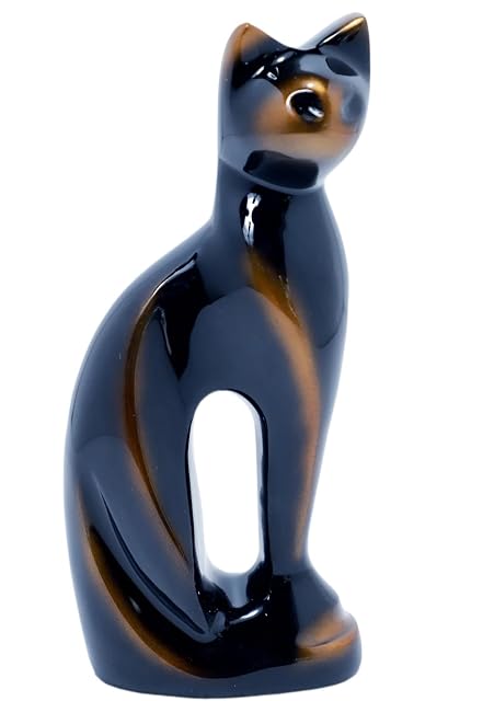 Royal Rapture Urna para Cenizas de Gato Figura de Gato Urna Mascotas Conmemorativa Incineración Decorativa