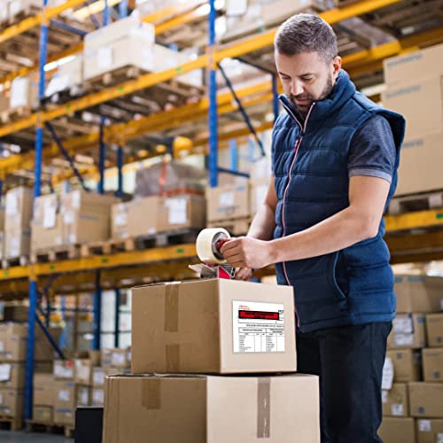 Raylu Paper® Selbstklebende Briefumschläge für Packingliste, Lieferscheintaschen, transparent, mit starkem Selbstverschluss, 100 Stück