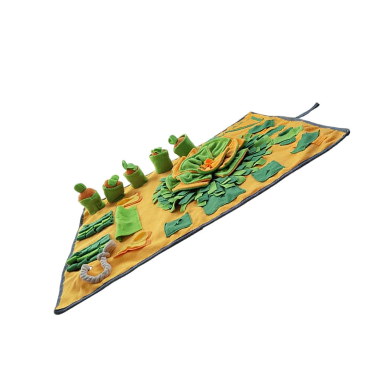 POPETPOP Tapis De Fouille pour Chien Tapis Alimentation Décoratif Couverture Antidérapante Facile à Nettoyer