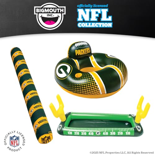 Image of BigMouth 18 inch Inflatable Pool Football Officially Licensed NFL Fan Gear Merchandise Beach Ball Games for Adults and Teens