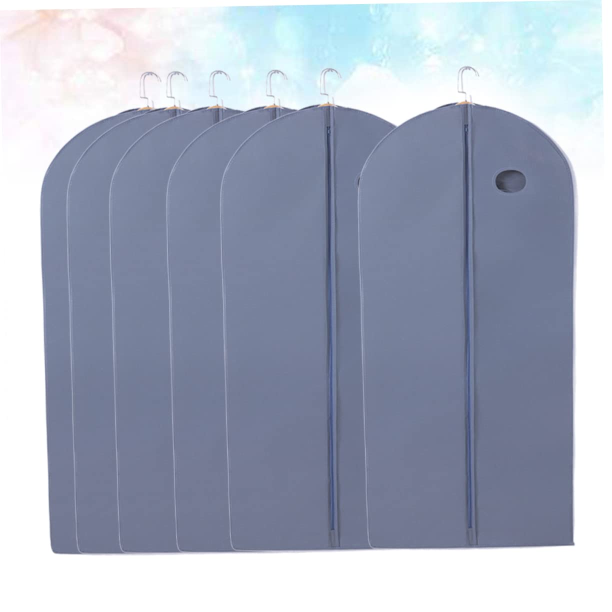 Alipis 6 Piezas Fundas Antipolvo Transpirables Para Guardar Ropa Bolsa De Almacenaje Ropa Funda Para Protectores De
