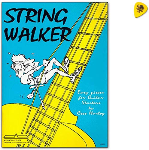 String Walker Easy Pieces voor klassieke gitaar - gitaarstukken voor beginners - muziekboek met Dunlop Plek - Image 7