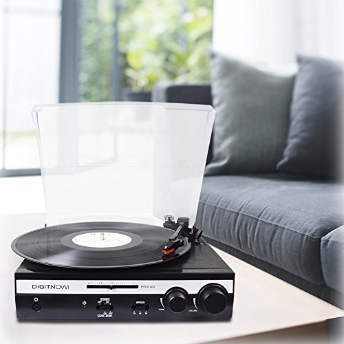 DIGITNOW! Turntable Vinyl LP Record Player/Converter with Pitch Control